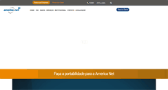 Desktop Screenshot of americanet.com.br