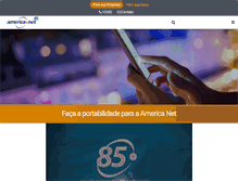 Tablet Screenshot of americanet.com.br